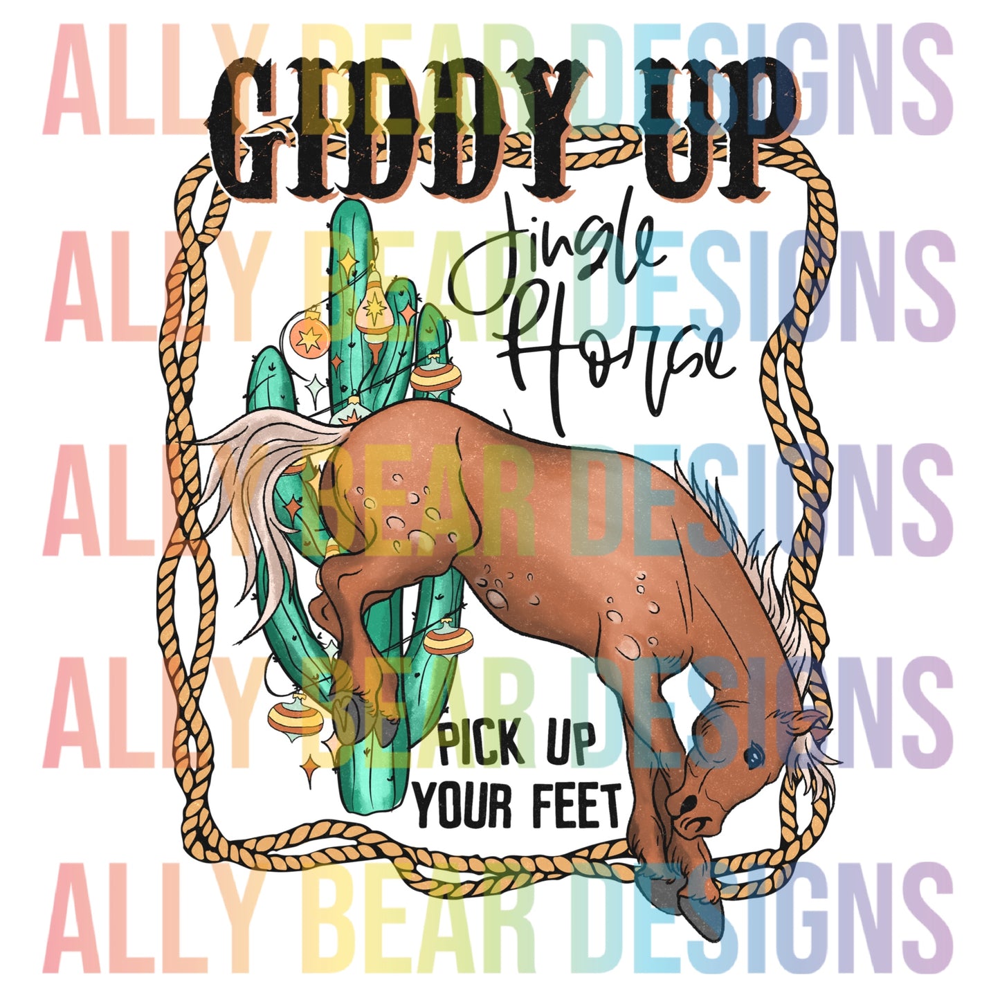 Giddy Up Jingle Horse