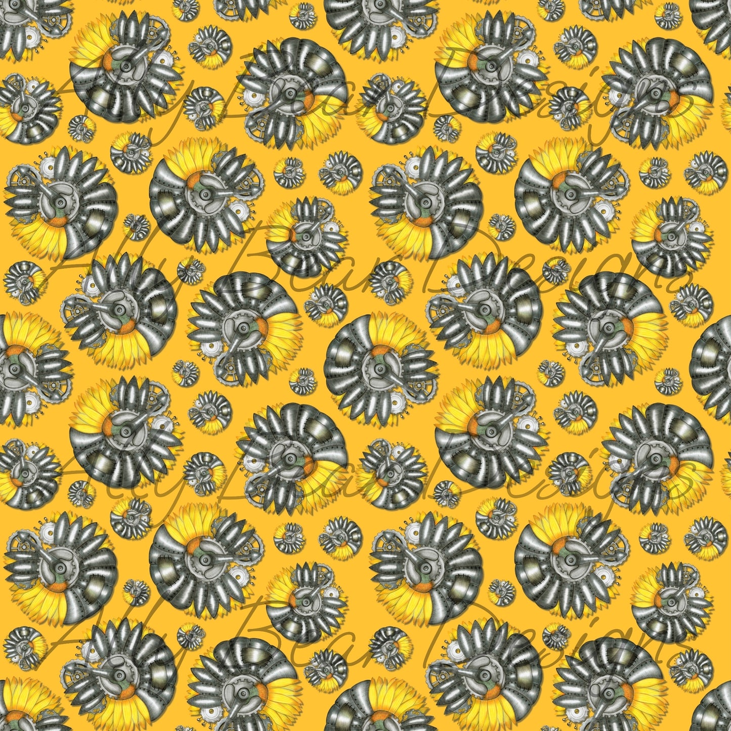 Steampunk Sunflower