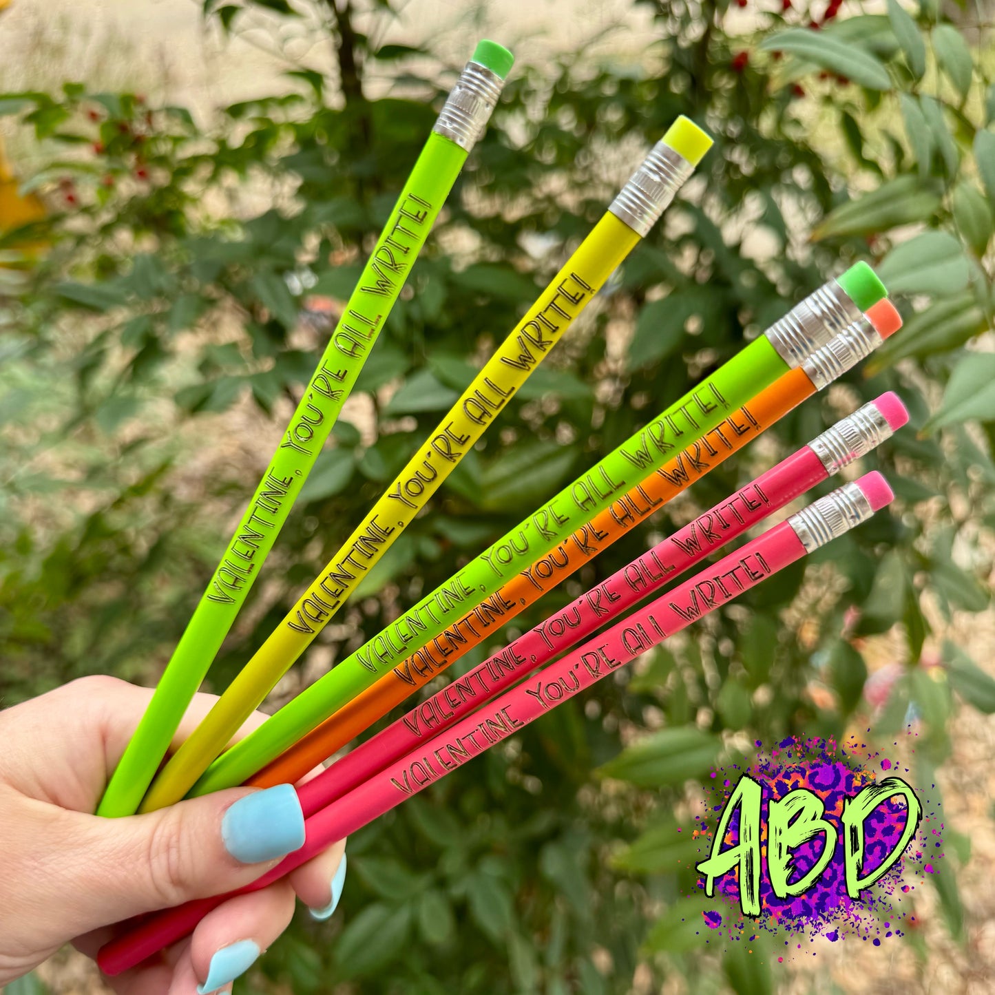 Custom Engraved Pencils - Set of 12