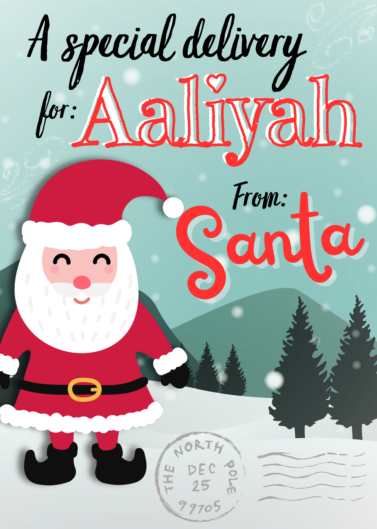 Custom Christmas Gift Stickers
