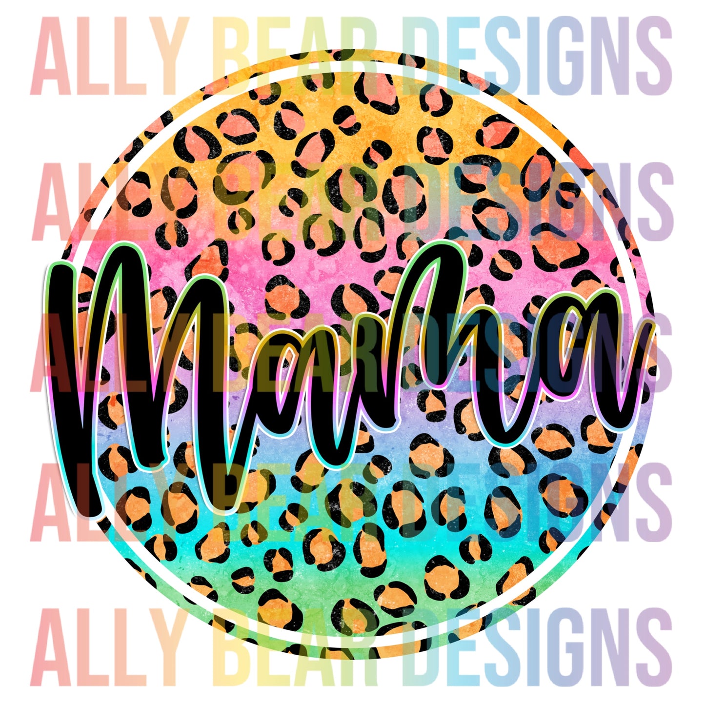 Rainbow Leopard Mama