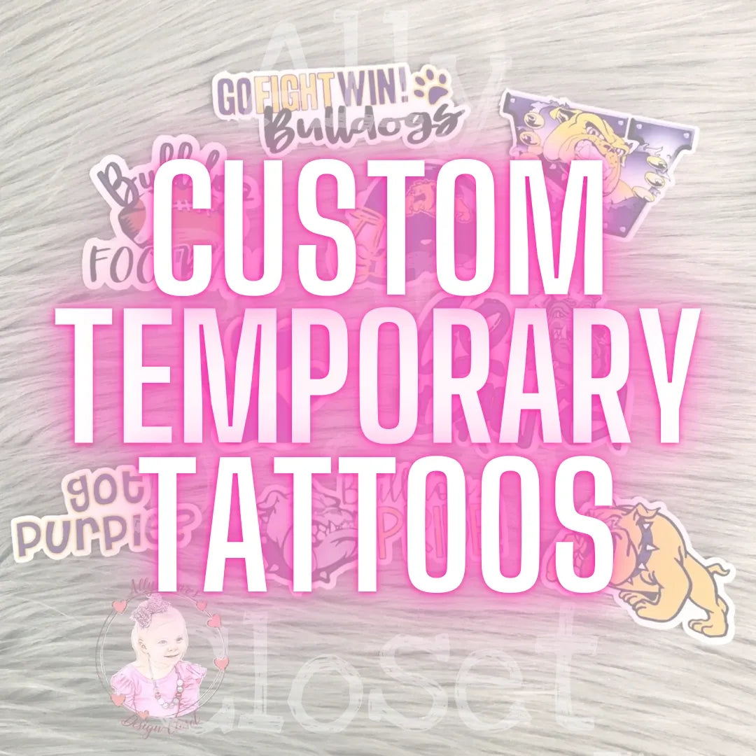 Custom Temporary Tattoos
