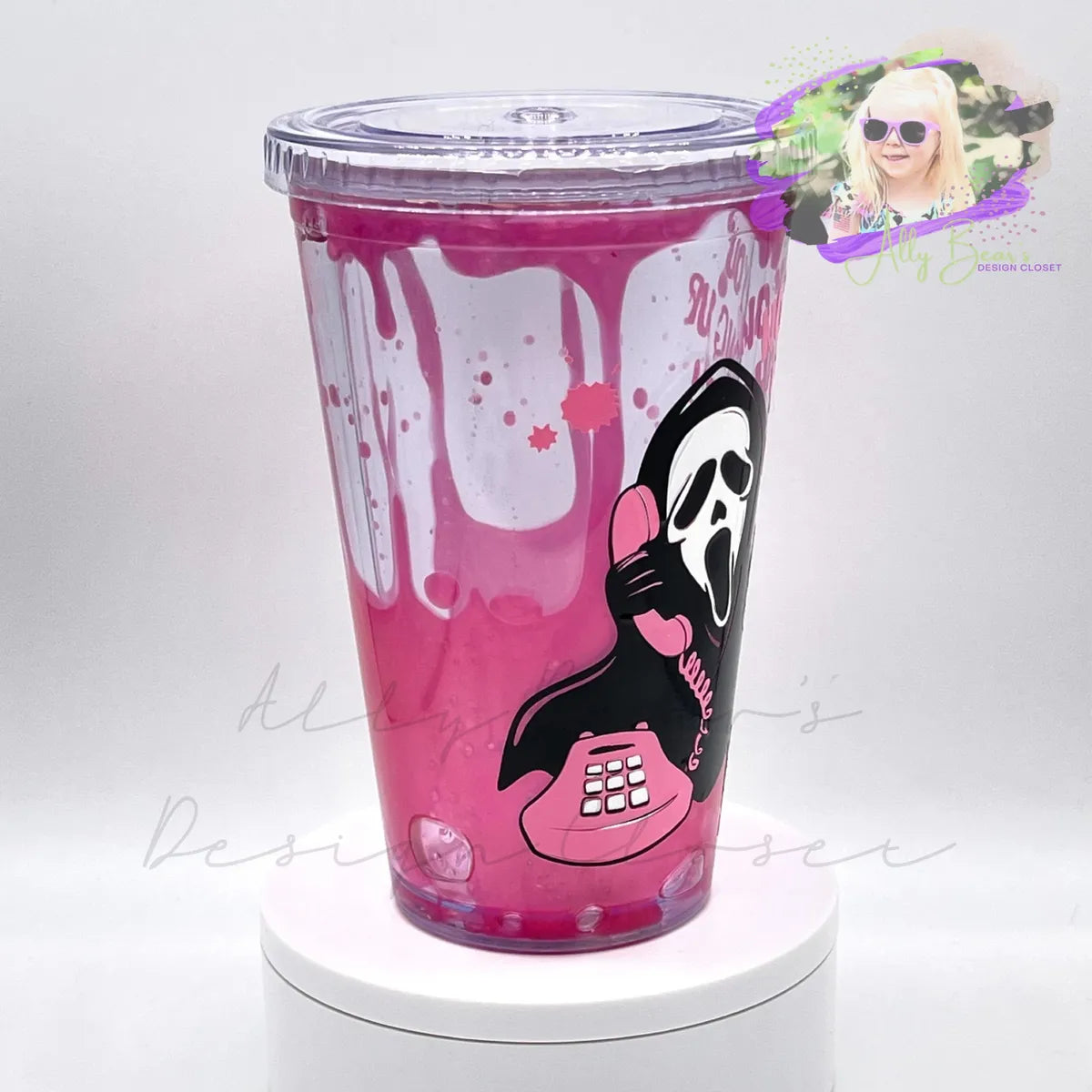 “You Hang Up First” Drip Tumbler