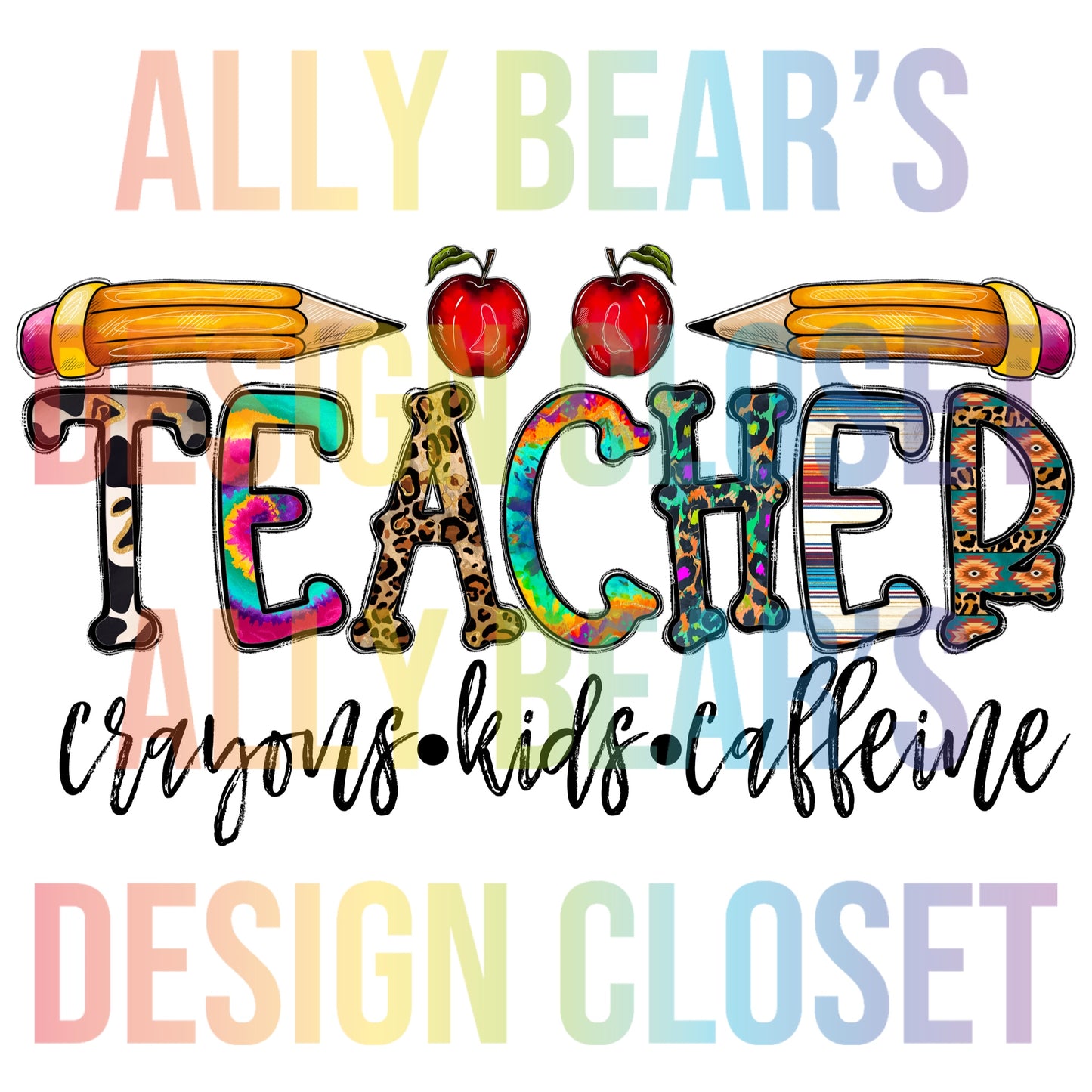 Crayons, Kids, Caffeine