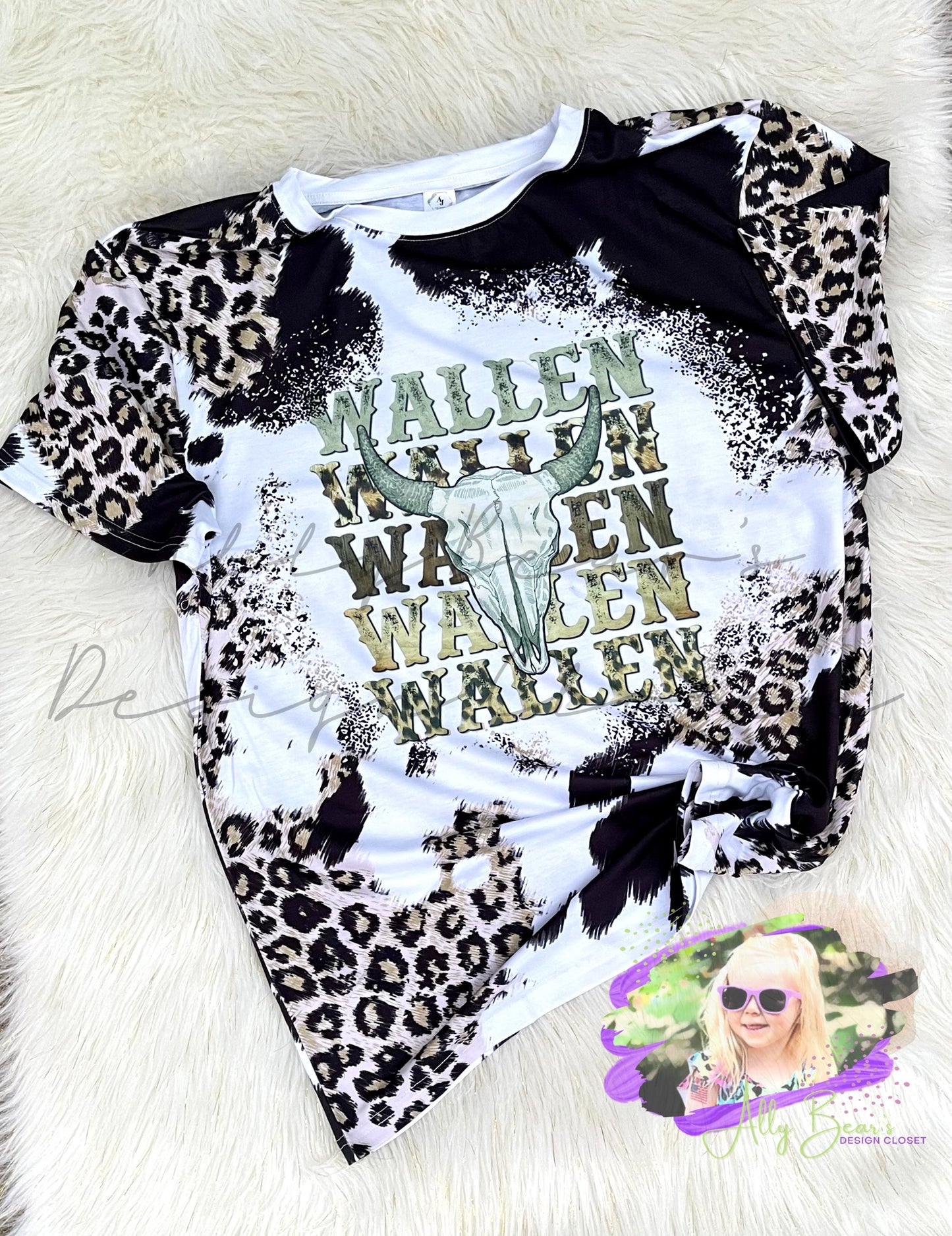 CUSTOM Faux Bleached Tee