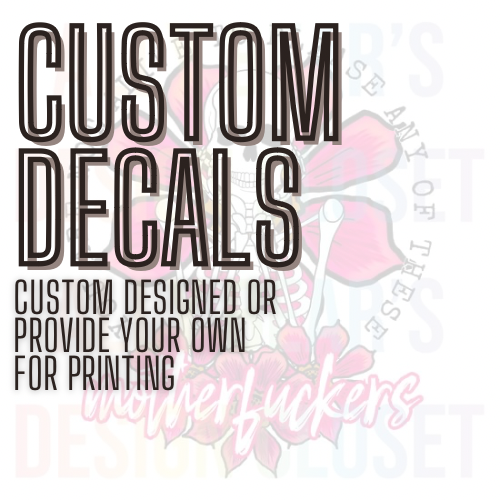 Custom Decals