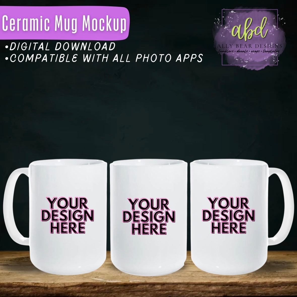 Ceramic Mug Mockup