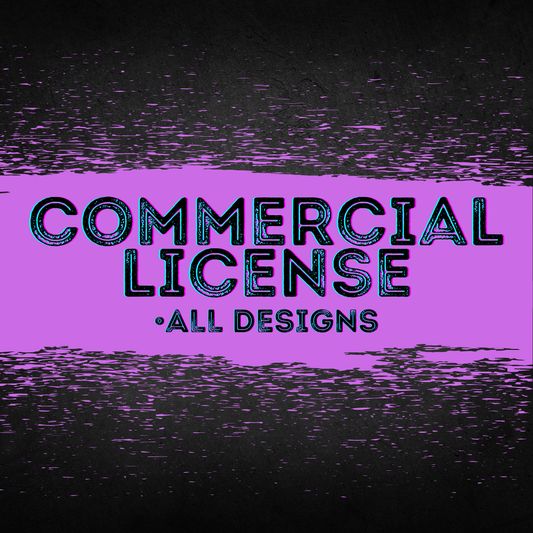 Commercial License - ALL DESIGNS