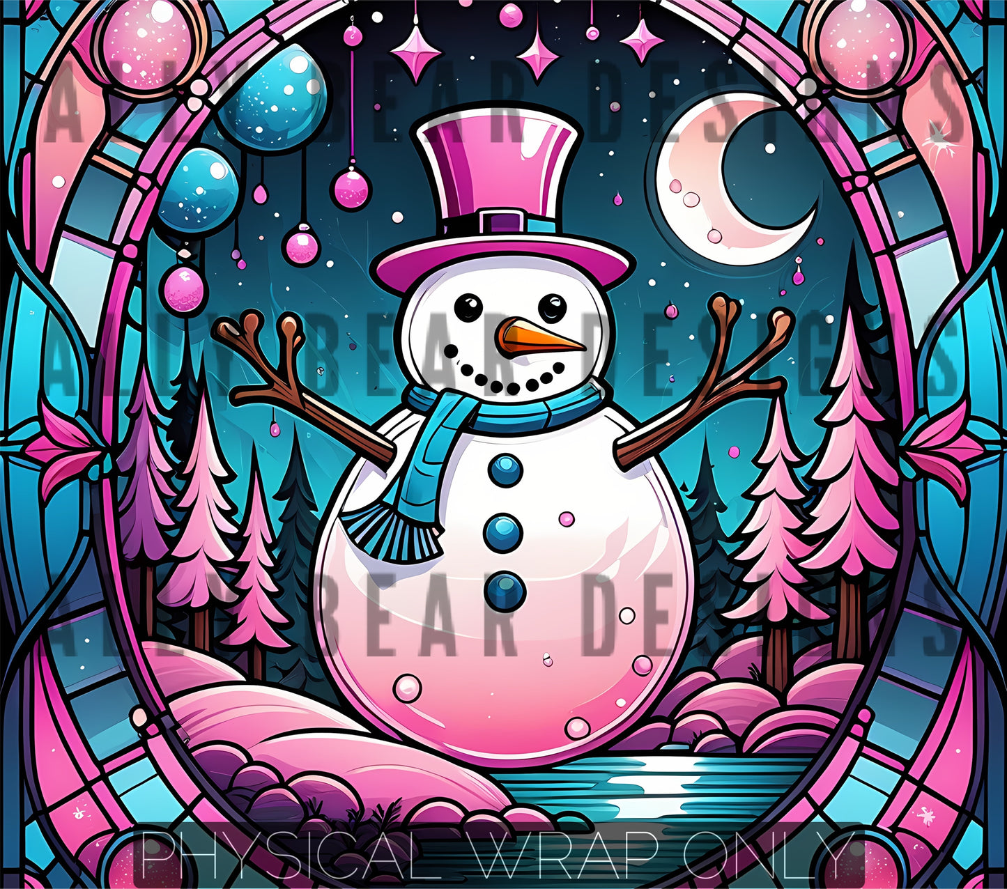 Pink Snowman