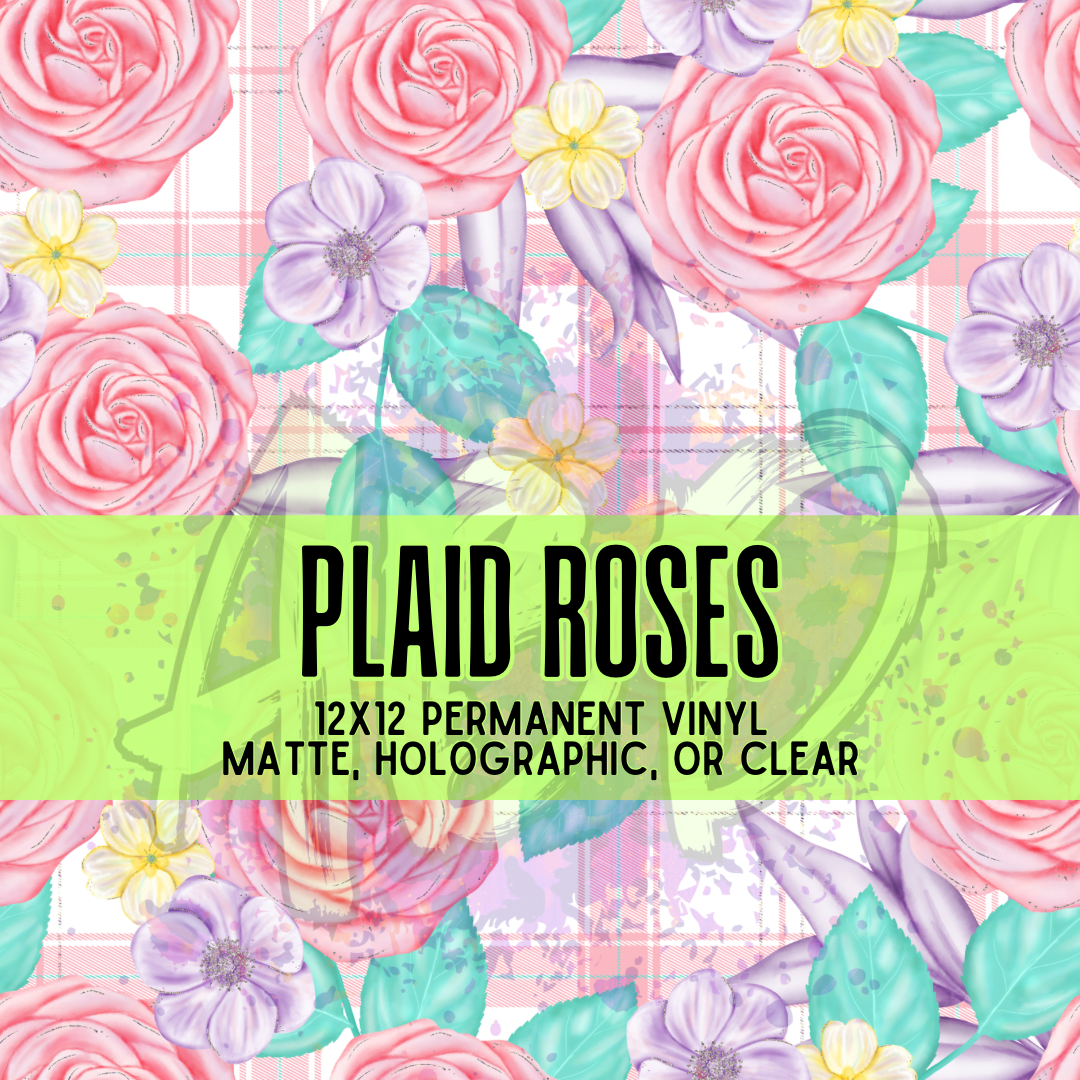 Plaid Roses