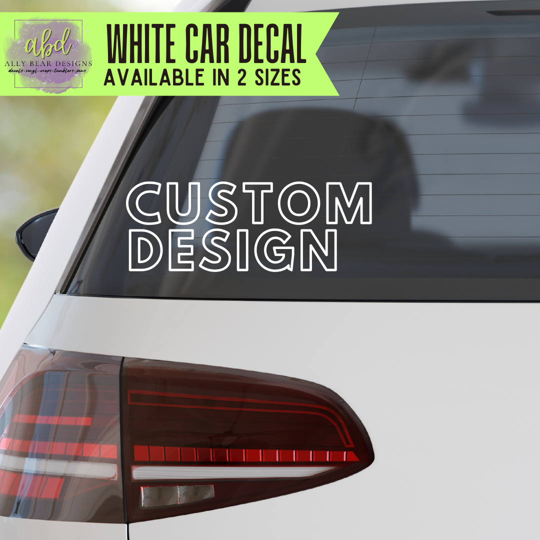 CUSTOM VEHICLE DECAL