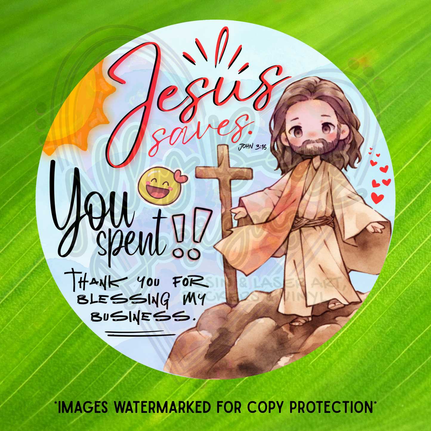 Jesus Saves. You Spent.