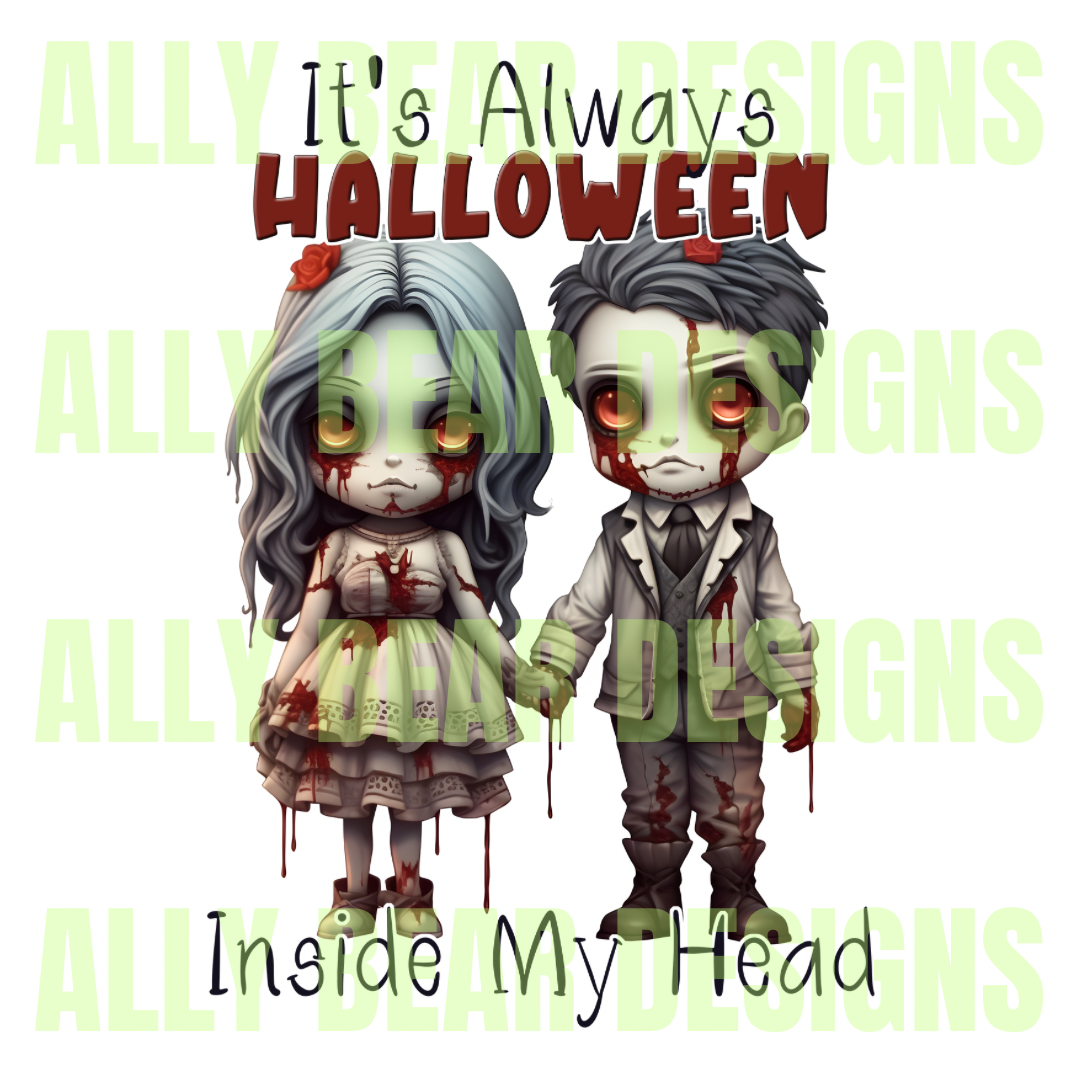 It’s always Halloween inside my head.