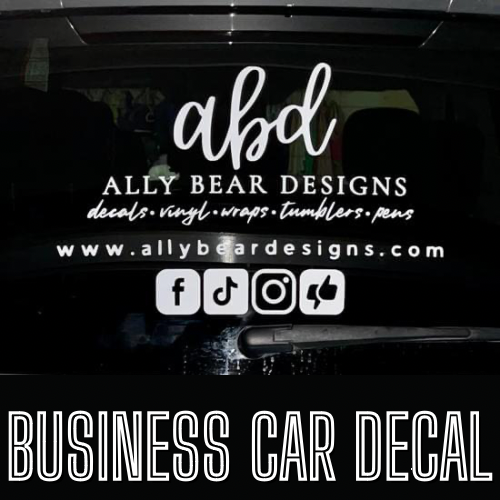 Business Car Decal