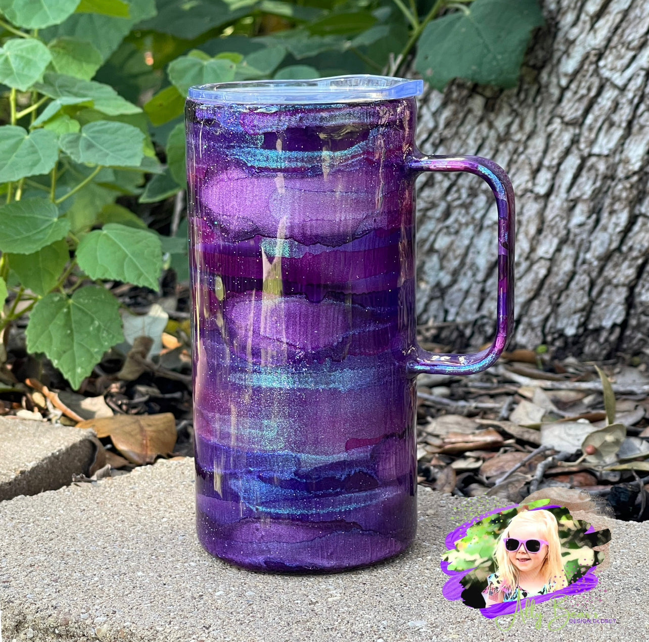 16oz Purple Passion w/ Handle