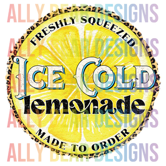 Ice Cold Lemonade