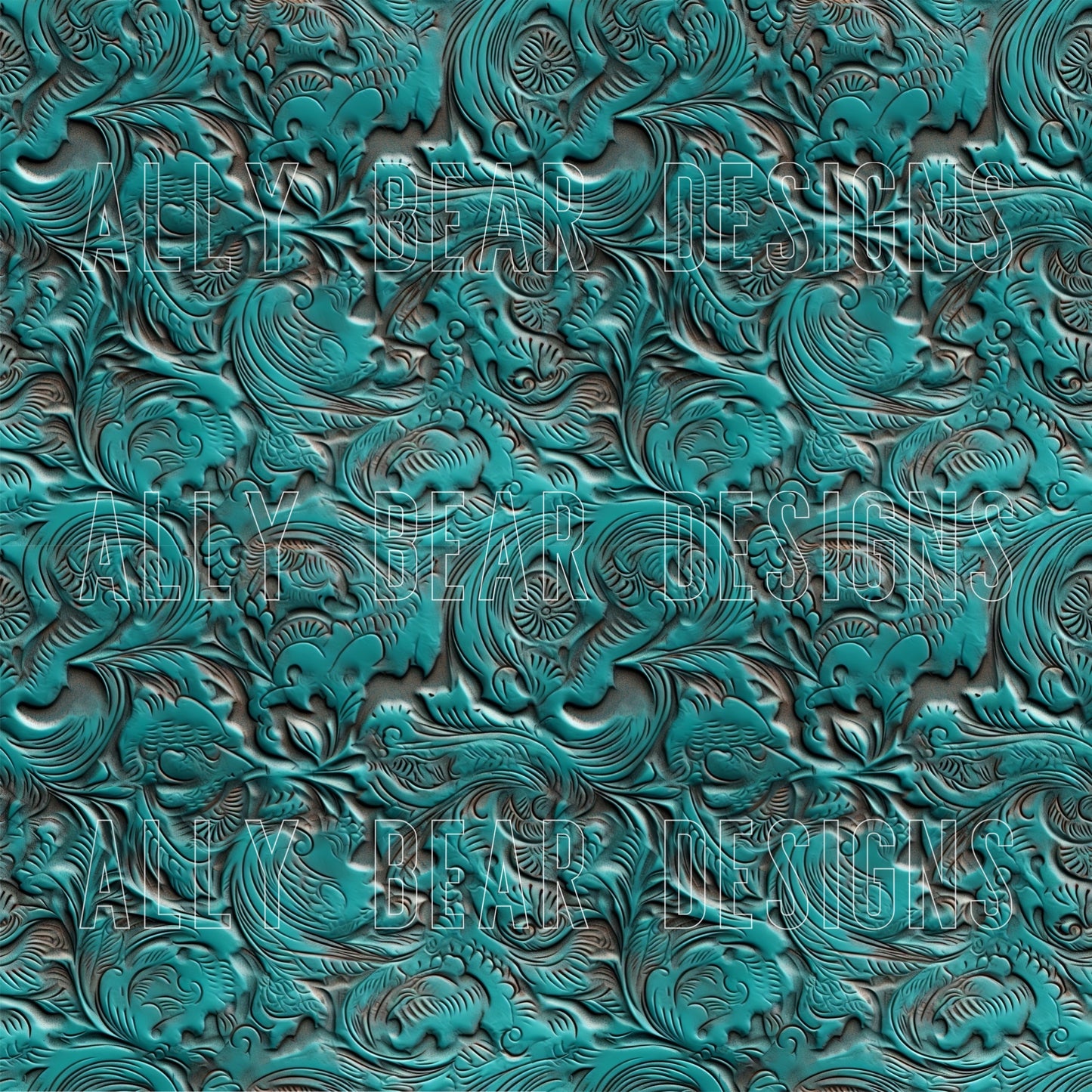 Turquoise Leather