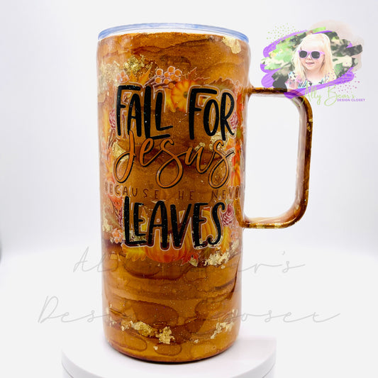 16oz Fall for Jesus w/ Handle