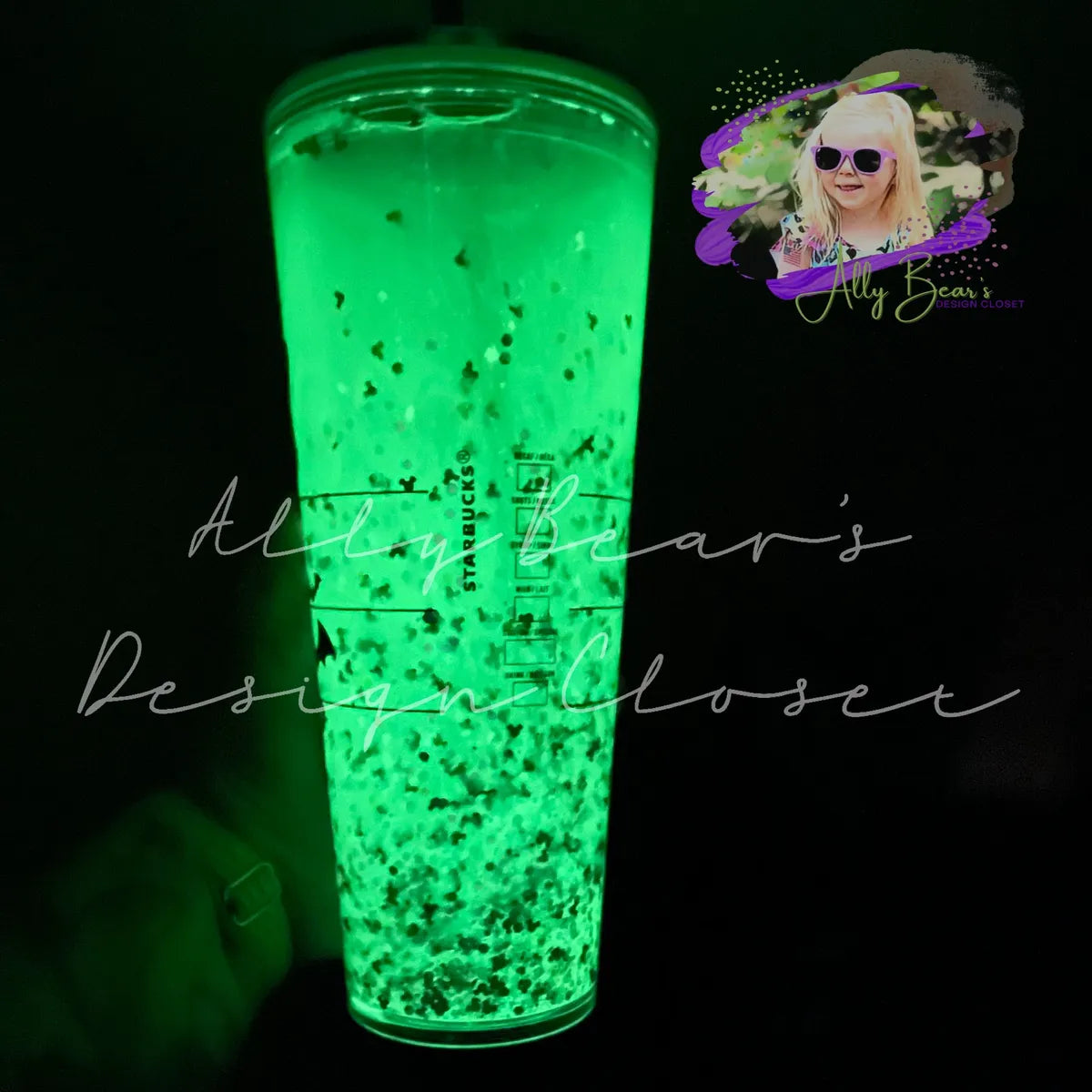 24oz (Venti) Spooky Vibes Glow-in-the-Dark