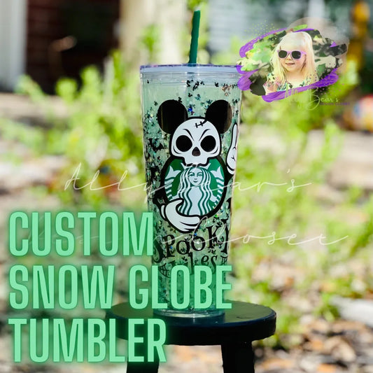 Custom Snow Globe Tumblers