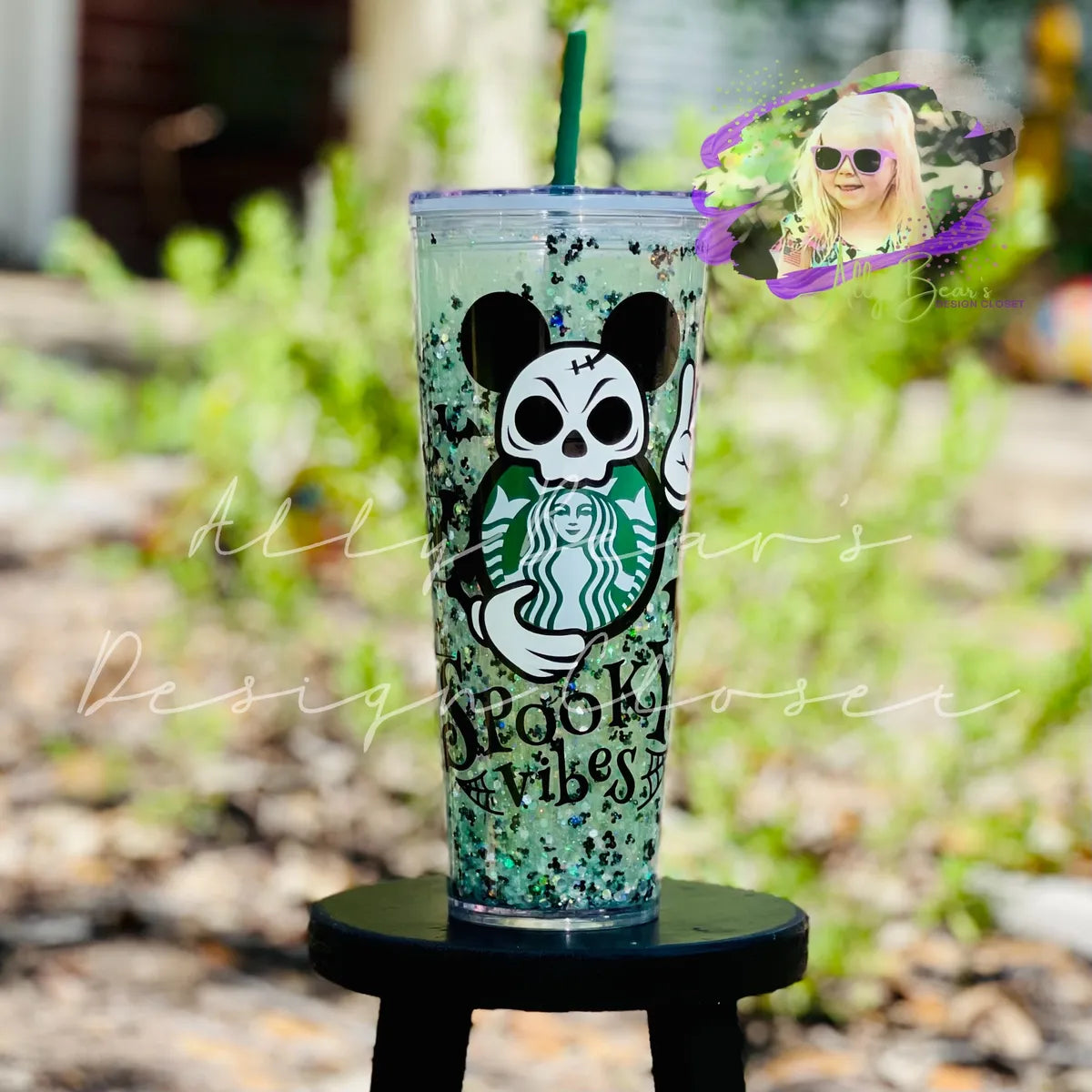 24oz (Venti) Spooky Vibes Glow-in-the-Dark