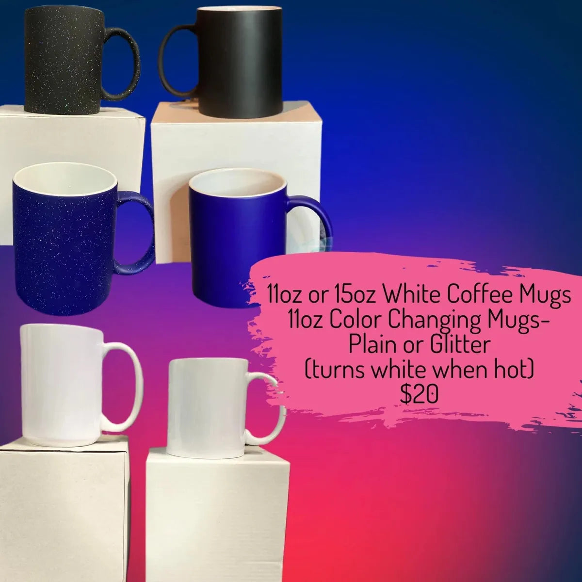 White to Purple - Color-Changing Tumbler Mug