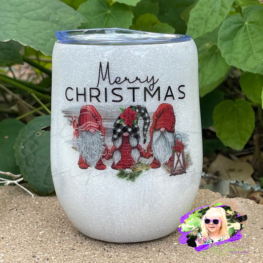 12oz Christmas Gnome Wine/Kid’s Tumbler