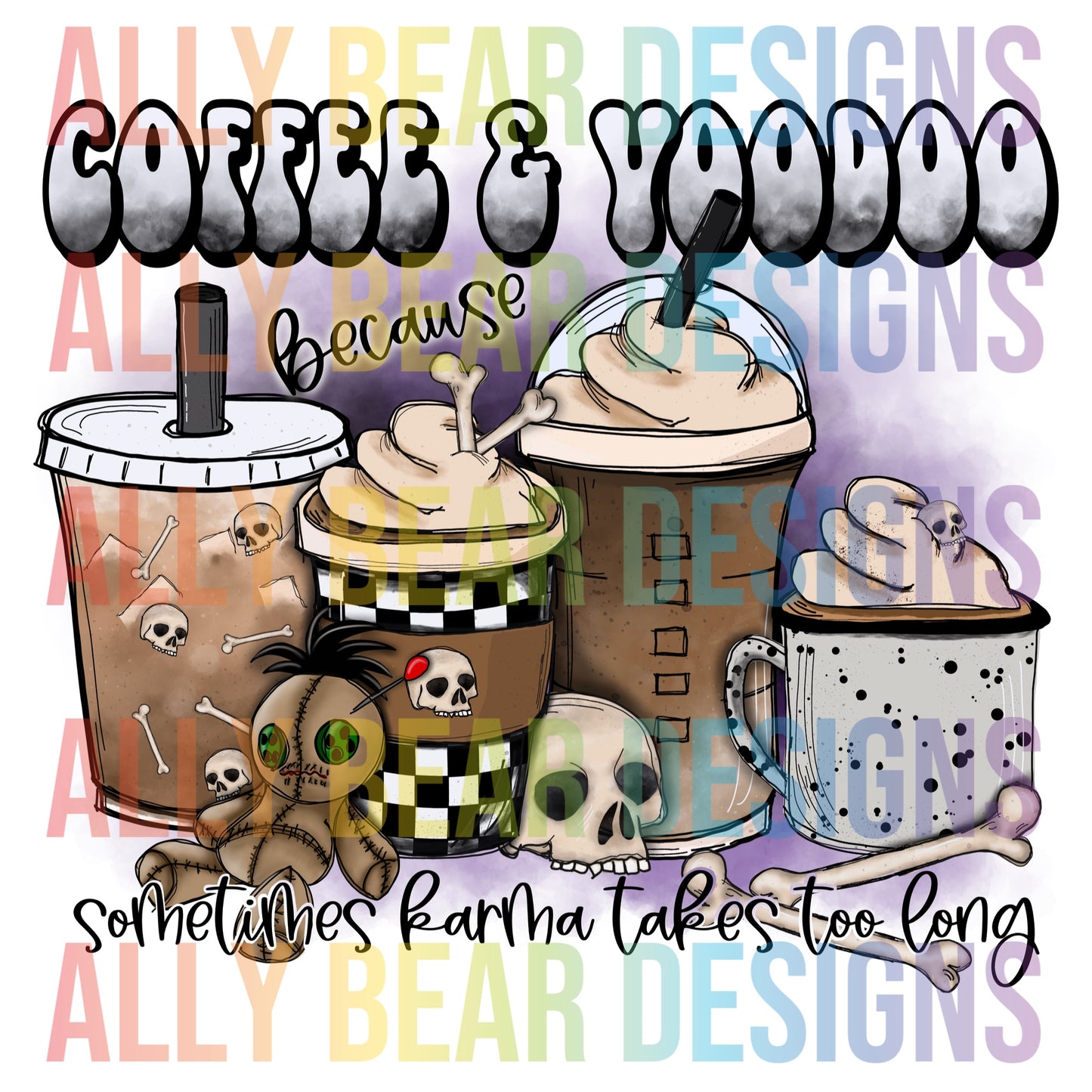 Coffee and Voodoo - Purple