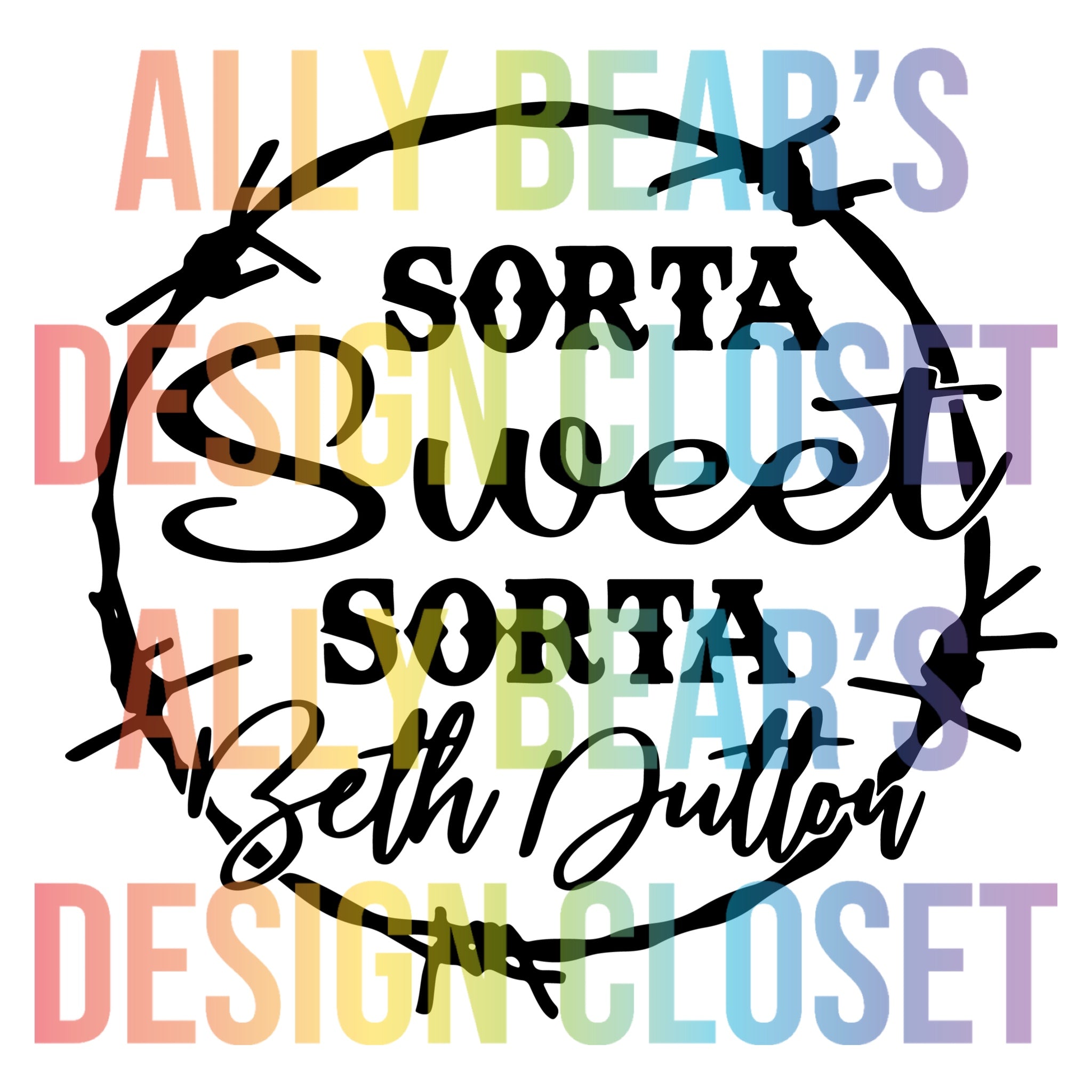 Sorta Sweet, Sorta Beth – Ally Bear Designs