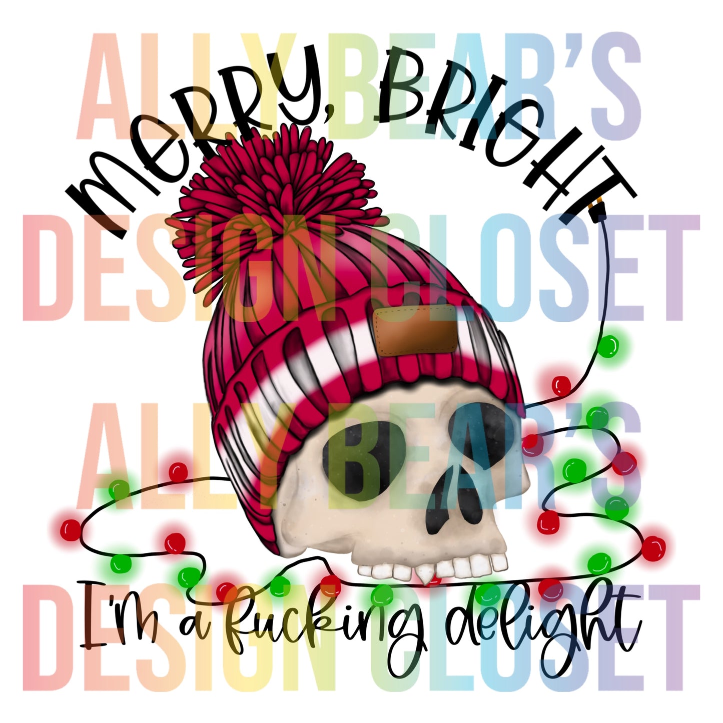 Merry, Bright - Red